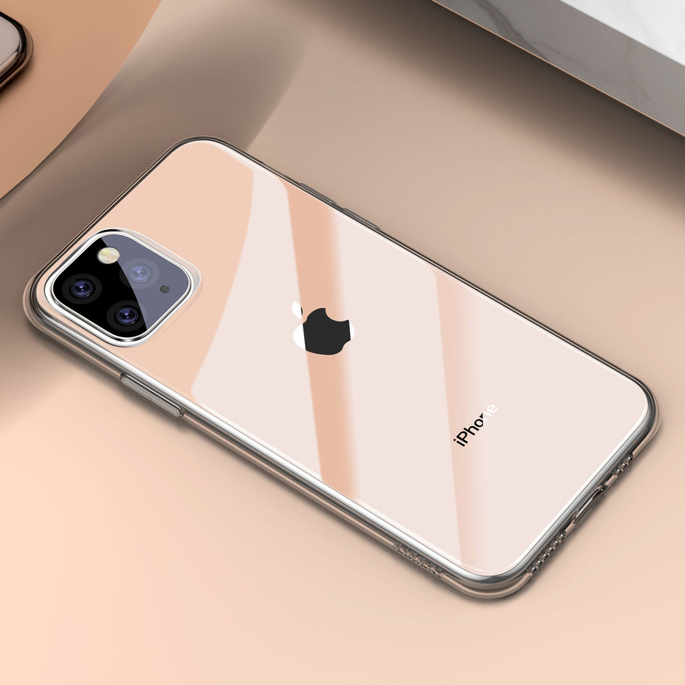 Чехол для Apple iPhone 11 Pro Baseus Simple Series Case - Transparent Gold