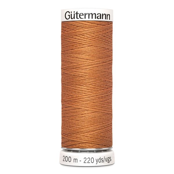 Нитки универсальные Gutermann Sew-all 100 (200 метров), 5 кат. | 612 рыжая охра