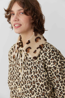 Леопардовый воротник