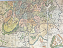 План города Москвы с пригородами. СПб.: Издание Т-ва А.С. Суворина. Картог. А. Ильин. 1908-1910г.