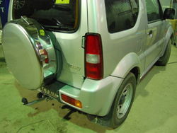Фаркоп оцинкованный Galia S050A для Suzuki Jimny 1998-2018(паспорт и сертификат в комплекте)(без электрики)