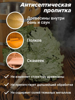 ДЕРЕВОЗАЩИТ.СОСТАВ Д БАНЬ И САУН,КОНЦЕНТРАТ 1:30 НЕОМИД 200 (0,5КГ)