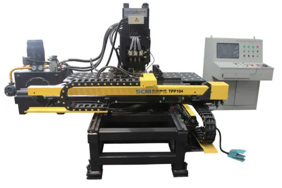 Гидравлический станок с ЧПУ для пробивки и маркировки листового проката TPP104