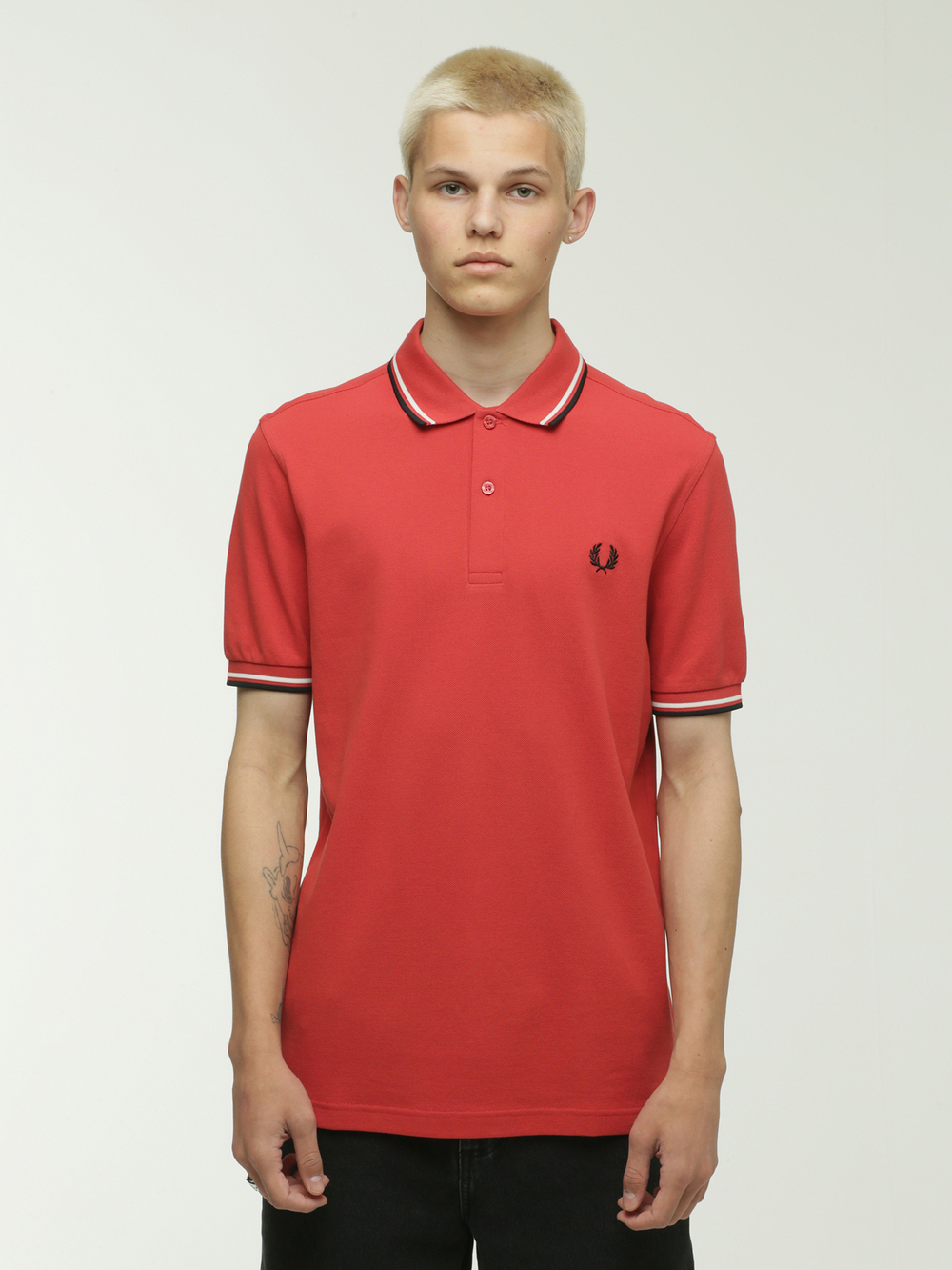 Рубашка Поло Кор. Рукав Twin Tipped Fred Perry Shirt