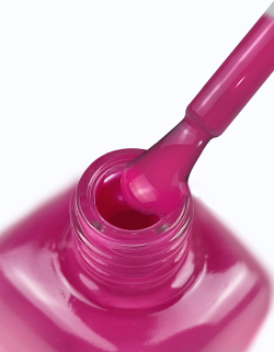 IQ Beauty Лак для ногтей профессиональный укрепляющий с биокерамикой #168, 12.5 мл Розово-ягодный, плотный