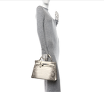 HERMÈS Birkin 25 Himalaya Niloticus Crocodile Diamond‑Encrusted Palladium Hardware, новая