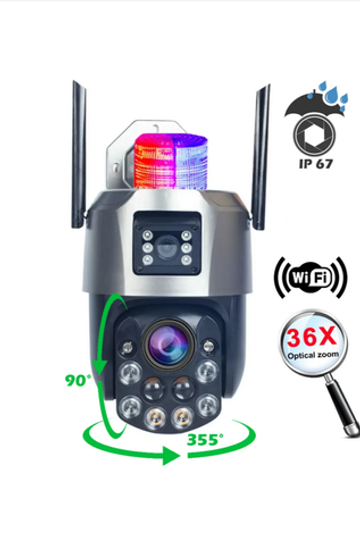 Wi-Fi Камера видеонаблюдения с 2-мя объективами 6MP FaizFull FT110