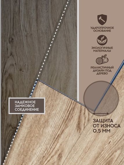 SPC ламинат I-Floors Chamfer 4v - Дуб Карельский