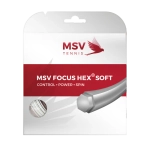 Теннисная струна MSV Focus HEX® Soft 12m 1,30mm white