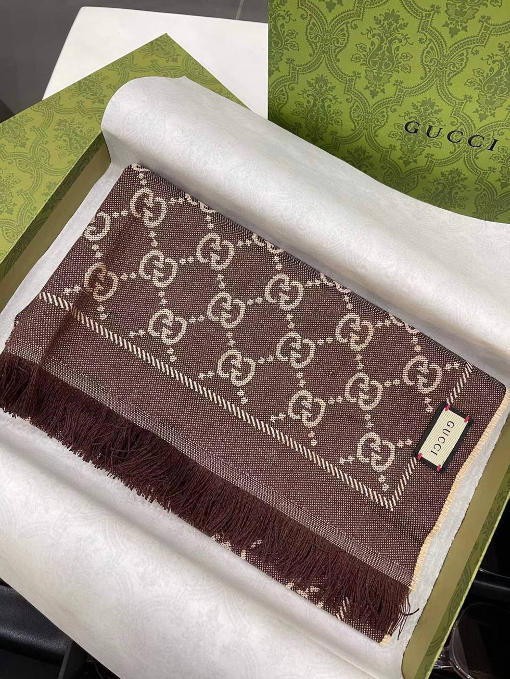 Шарф Gucci 48х180 см