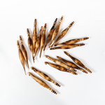 Набор деревянных крючков для вязания из древесины кедра 17 шт. (3-14 мм.) KN27