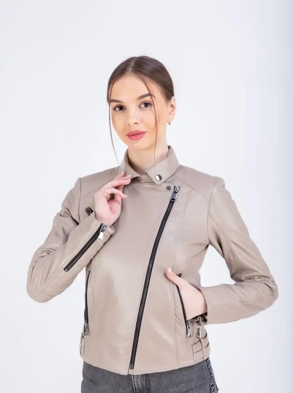 Косуха натуральная кожаная