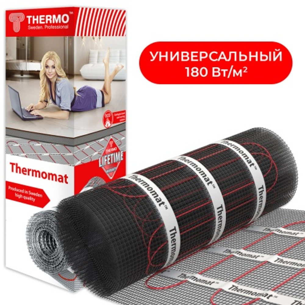 Нагревательный мат Thermomat TVK-180 8 м²