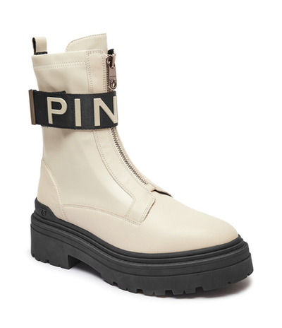 Кожаные ботильоны на платформе MIA 13 Pinko - экрю(SD0219 P061)