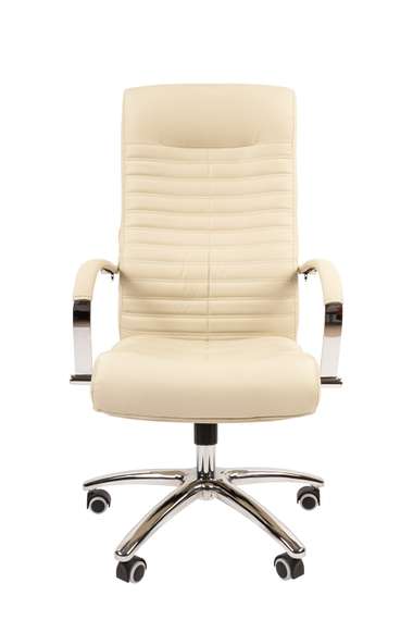 Офисное кресло Chairman 480 экокожа Terra 101 бежевый N