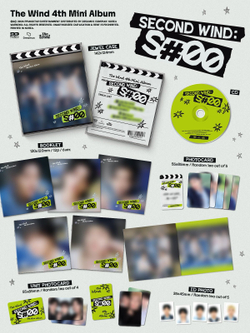 Альбом THE WIND - SECOND WIND : S#00 4th Mini Album JEWEL CASE RANDOM Version