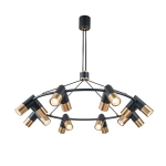 Подвесная люстра Indigo DOPPIO 11036/16P Black V000456