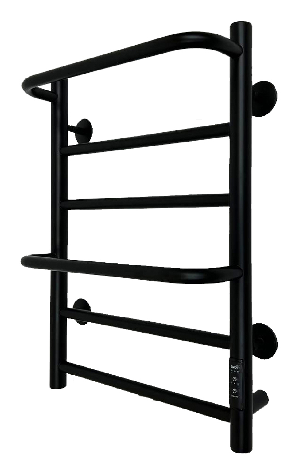 Полотенцесушитель электр. Gamma GR-136 400x600 П6 black mat R