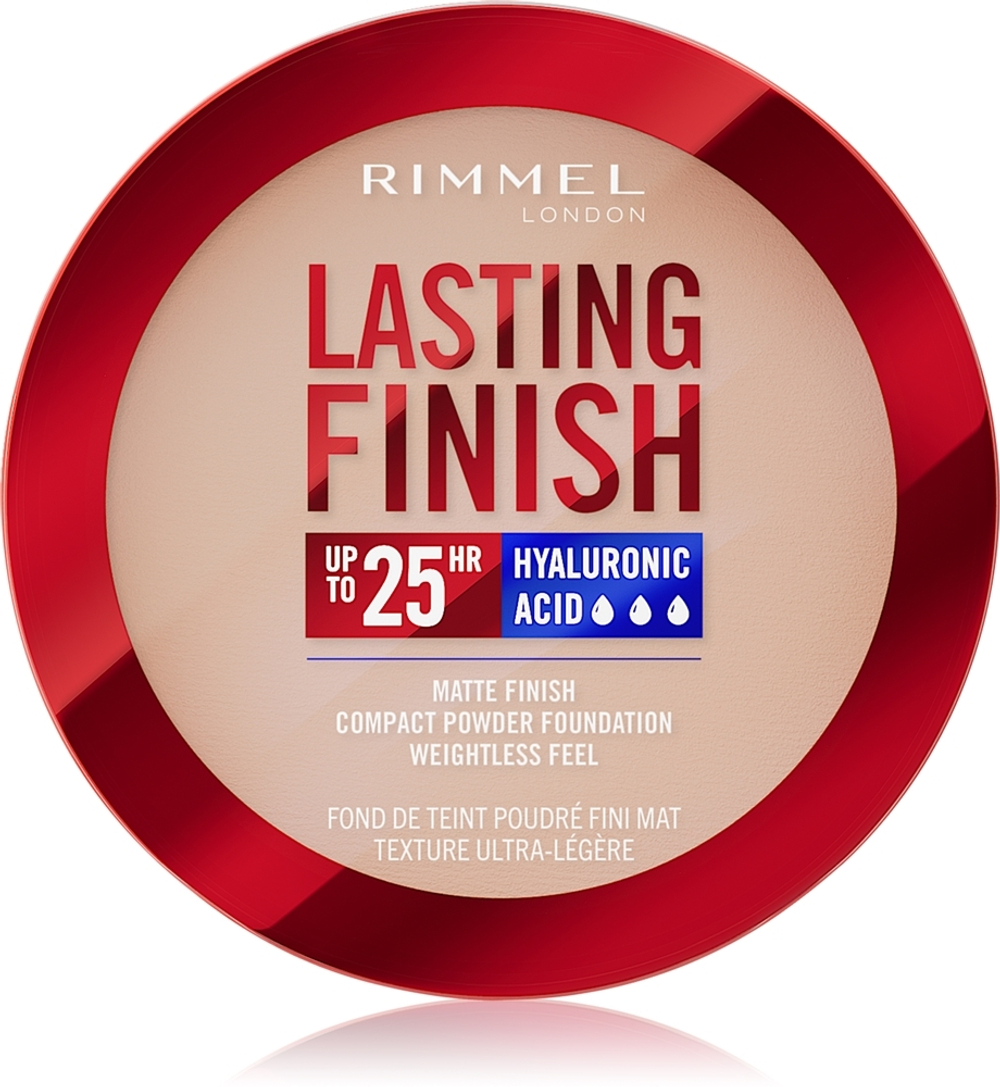Rimmel Lasting Finish 25H - Компактная пудра с SPF 20, 7 g