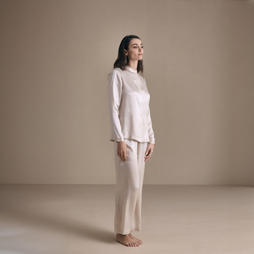 Пижама длинная Frette Cascade Champagne (M)