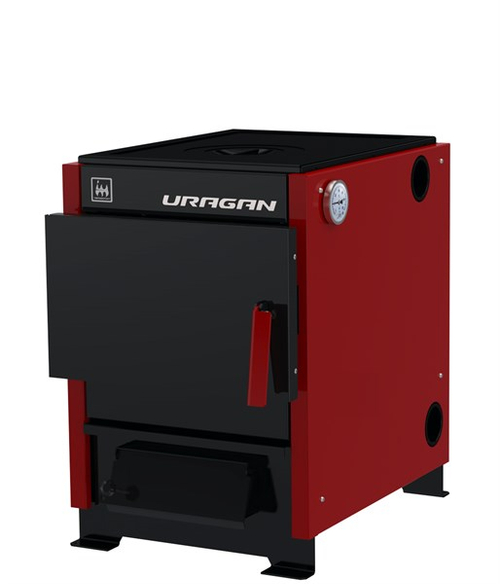 Котел твердотопливный отопительный URAGAN («Ураган») 10 кВт