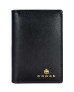 Фото визитница Cross Concordia Black кожа наппа фактурная чёрный в фирменной коробке