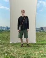 Толстовка Called a Garment Utilitarian черная