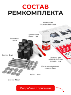 Ремкомплект ограничителей дверей BMW 2' GRAN/ACTIVE TOURER F45; F46 (4 двери, тип 43) 2014-2018