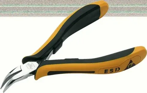 NWS Бокорезы для электроники 115 мм, закруглен., без фаски C1,2 ручки ESD