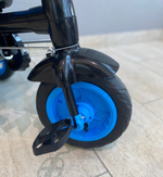 Велосипед С МУЗЫКАЛЬНОЙ ПАНЕЛЬЮ 3-х колесный арт. ВДН4М/3 Голубой с черным