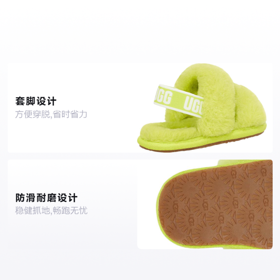 Ugg Fluff Oh Yeah 'Green'