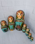 Матрешка "Санкт-Петербург" 7 мест