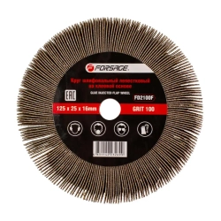 Круг лепестковый зачистной 125x25x16мм (Grit 100) Forsage F-FD2100F