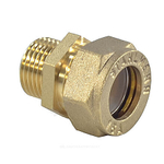 Муфта латунь 40Aх1 1/2" обжим/НР STAHLMANN SSML4011/2BEF