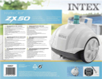 Робот-пылесос для бассейна Intex 28006, автоматический вакуумный очиститель дна ZX100