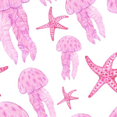 Медузы и морские звезды