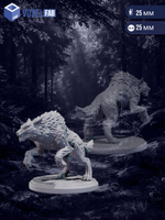 Волки Ночная стая миниатюры для настольных игр РНИ, ДнД