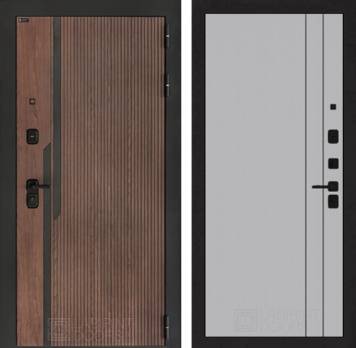 Кармина 10 серый рельеф с молдингом