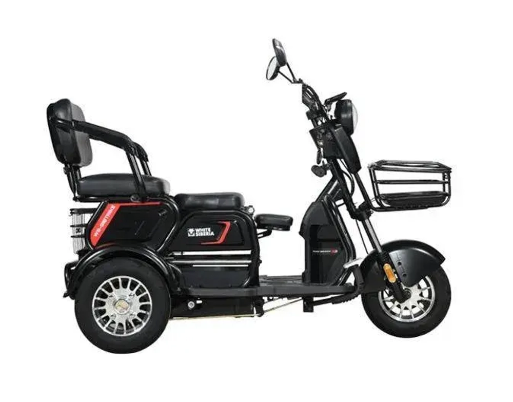 Электротрицикл WHITE SIBERIA SIBTRIKE 2000W