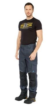 Брюки "Левел" (синий/черный)