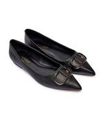 Кожаные балетки TWINSET - черный(242TCP134)