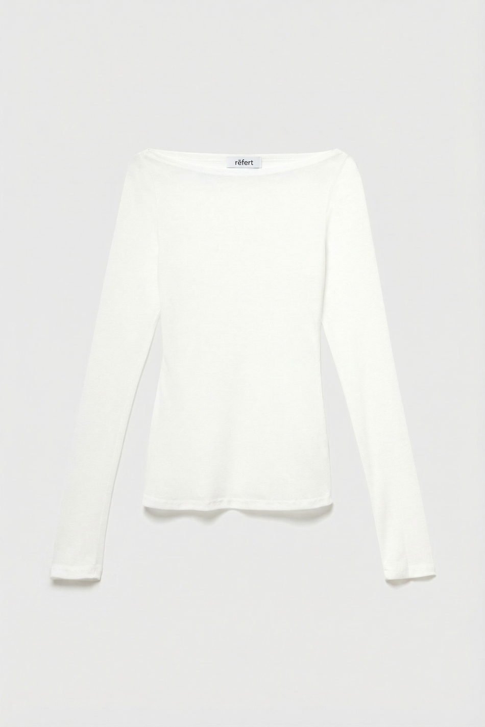Лонгслив из трикотажа приталенного силуэта