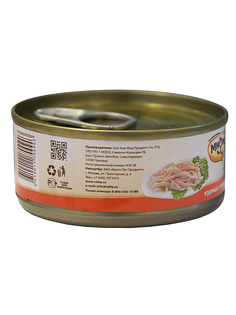 Мнямс консервы для собак всех пород паштет из индейки с травами Фрикасе по-парижски 200 г