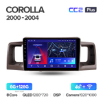 Teyes CC2 Plus 9" для Toyota Corolla 2000-2004