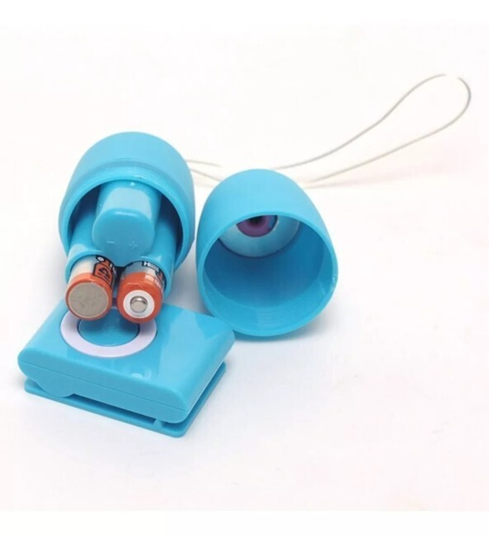 Вибро яйцо с дистанционным пультом управления Vibrating Eggs Remote Control mp3 (голубой) (Цвет: голубой)