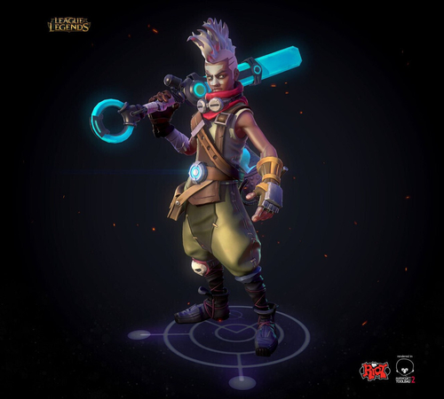 ekko League of Legends Лига Легенд lol Коллекционная Фигурка Аниме