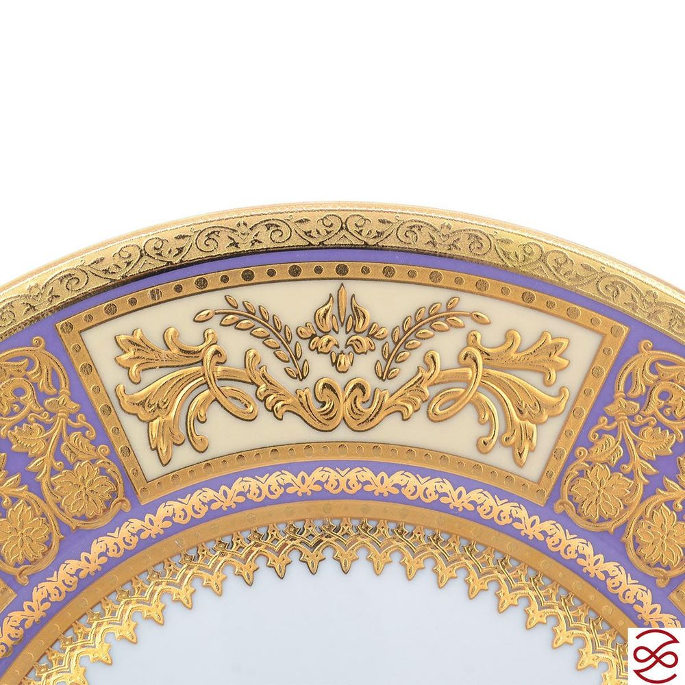 Набор тарелок Falkenporzellan Diadem Violet Creme Gold 23см(6 шт)