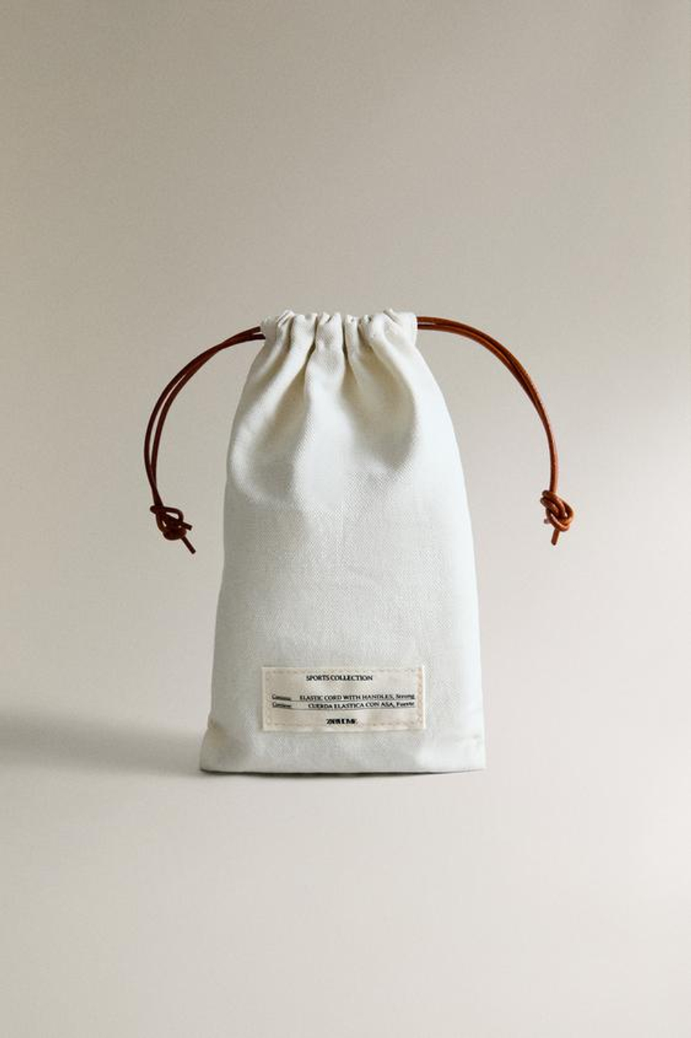 ZARA HOME ДЕРЕВЯННЫЙ ПОДВЕСНОЙ РЕМЕНЬ, ЭКРЮ