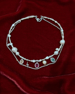 Колье с натуральными камнями