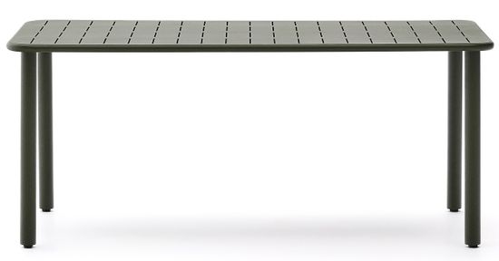 Уличный стол Brai из оцинкованной стали зелёного цвета 180 x 90 см Испания La Forma